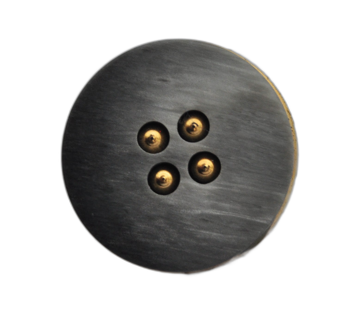 Exclusive Gold & Gray Brushed Button