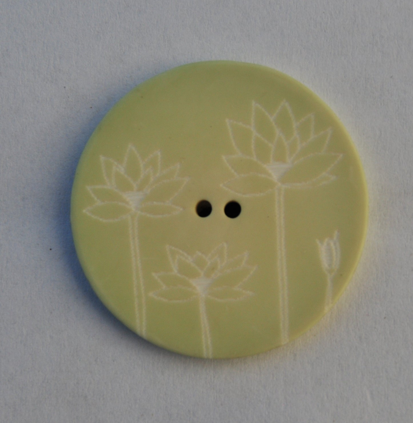 Big Matte Gray Button