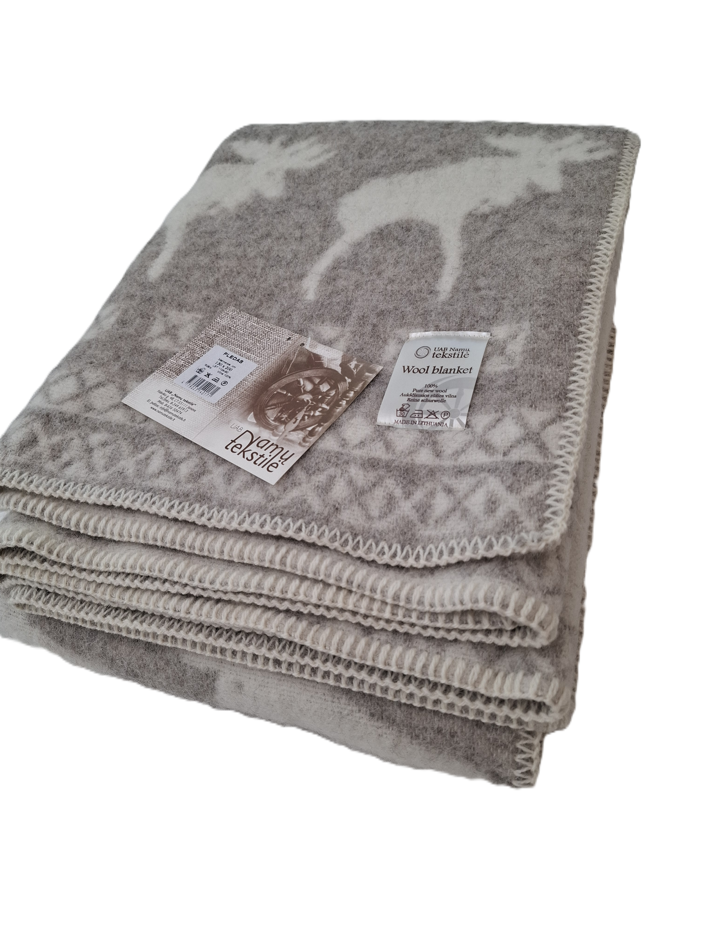 Wool blanket Moose