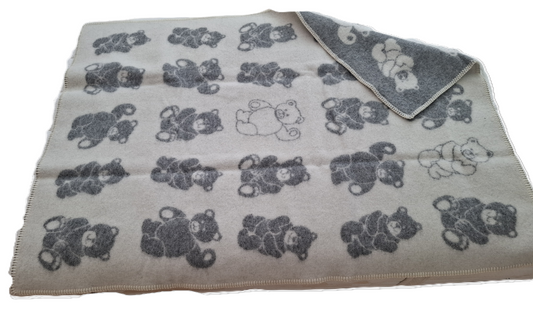 Wool blanket Bear
