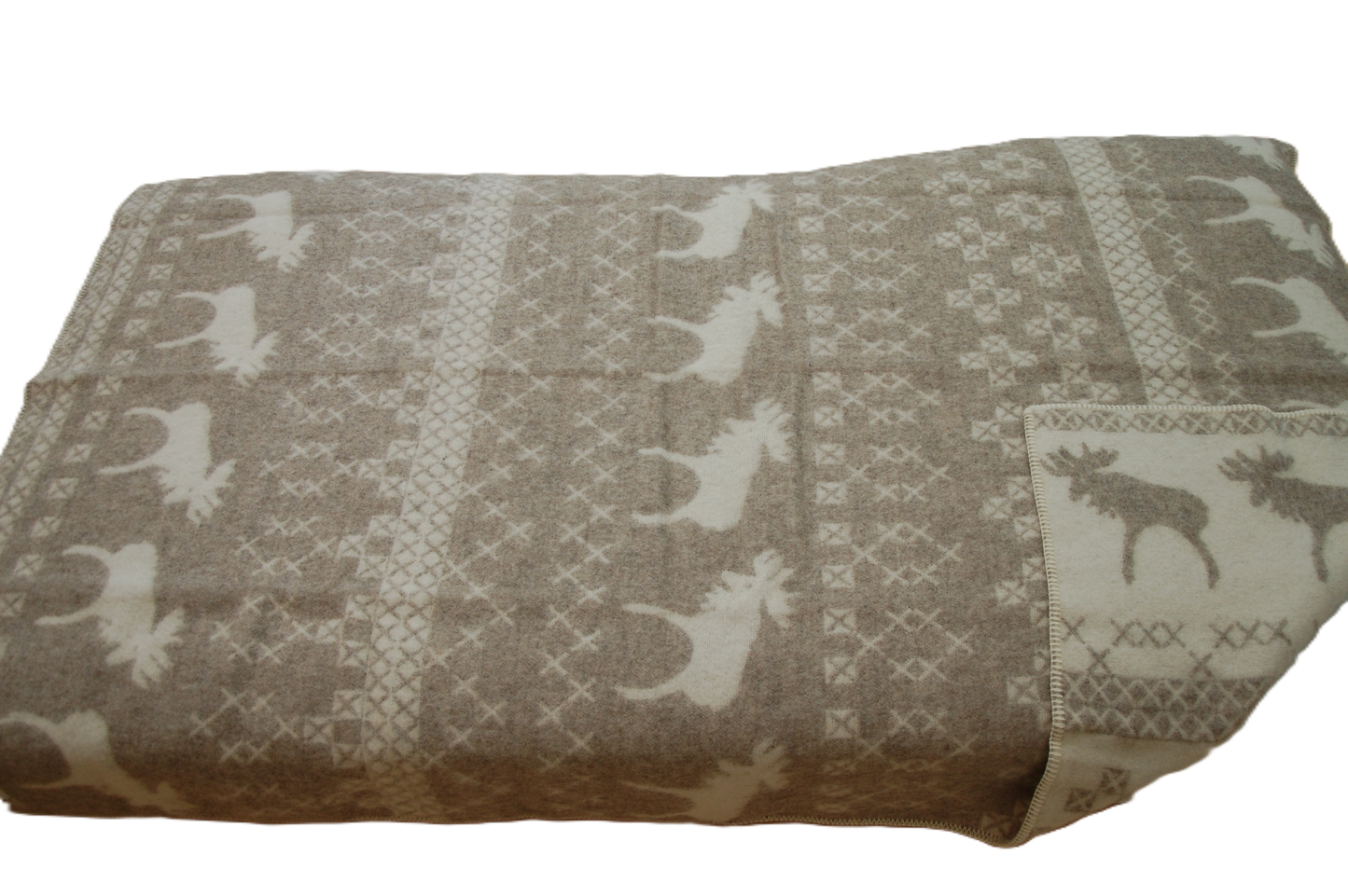 Wool blanket Moose