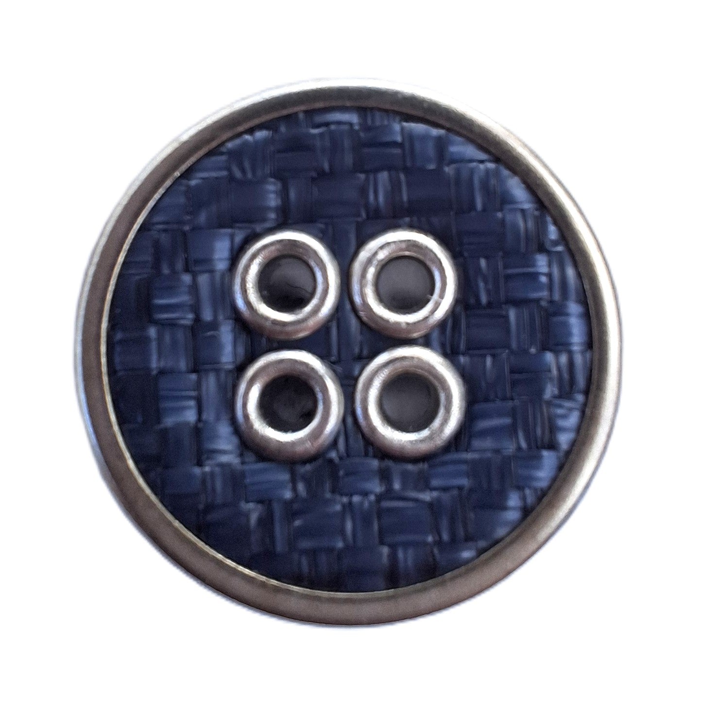 Glossy Black and Gold Button for Fashion Apparel