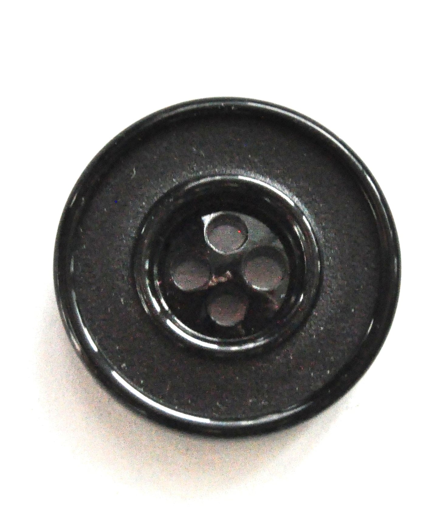 Glossy Black and Gold Button for Clothing