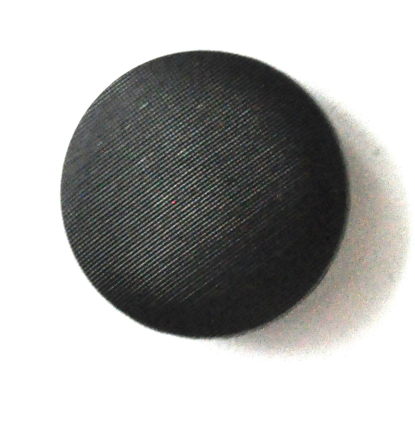 Glossy Black and Gold Plastic Button