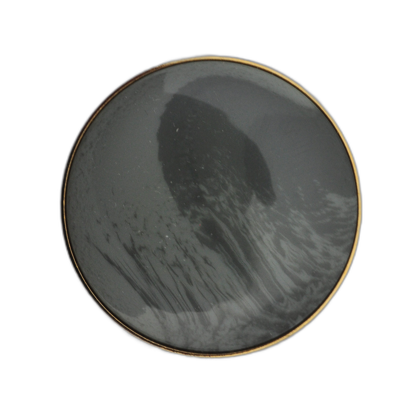 Exclusive Metal Button with Glossy Finish