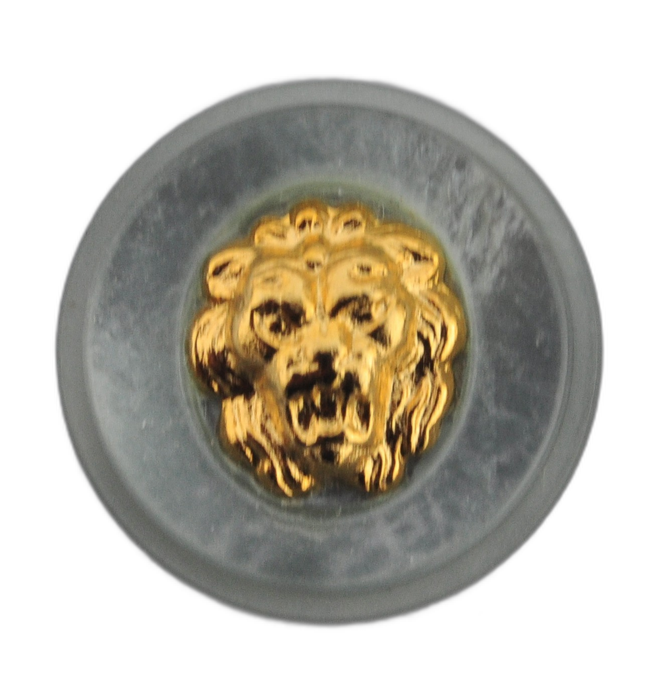 Exclusive Gold and Gray Glossy Button
