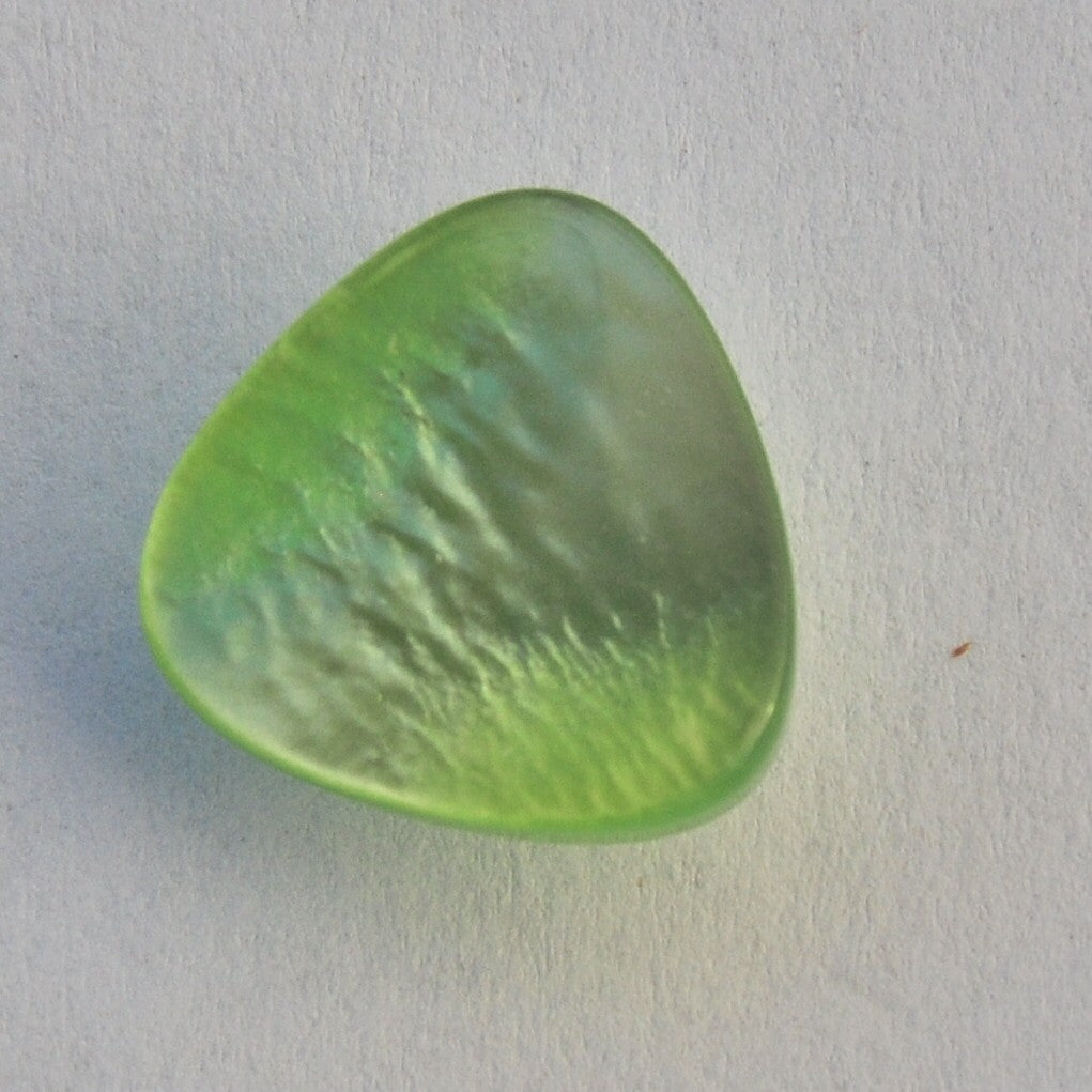  Matte Green Glass Button