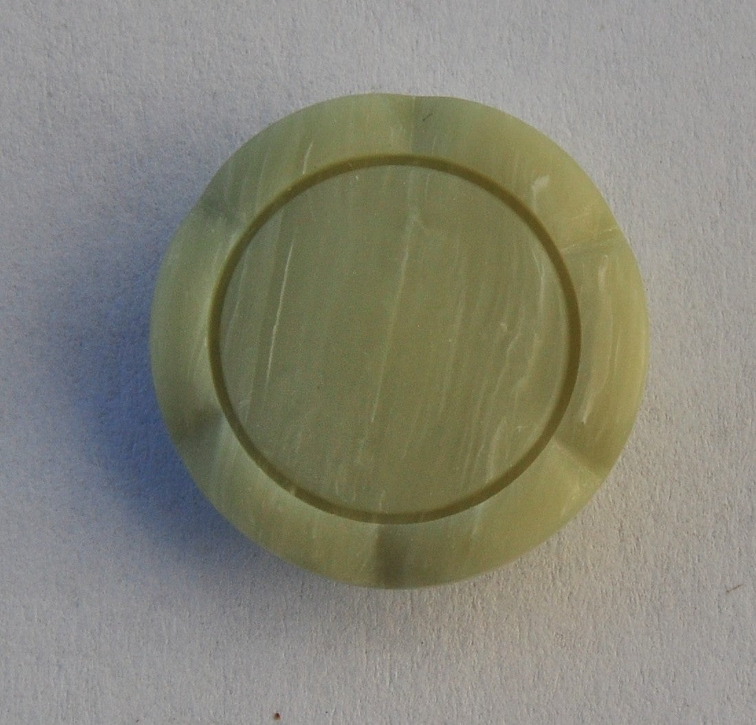 Matte Green Plastic Button for Clothing