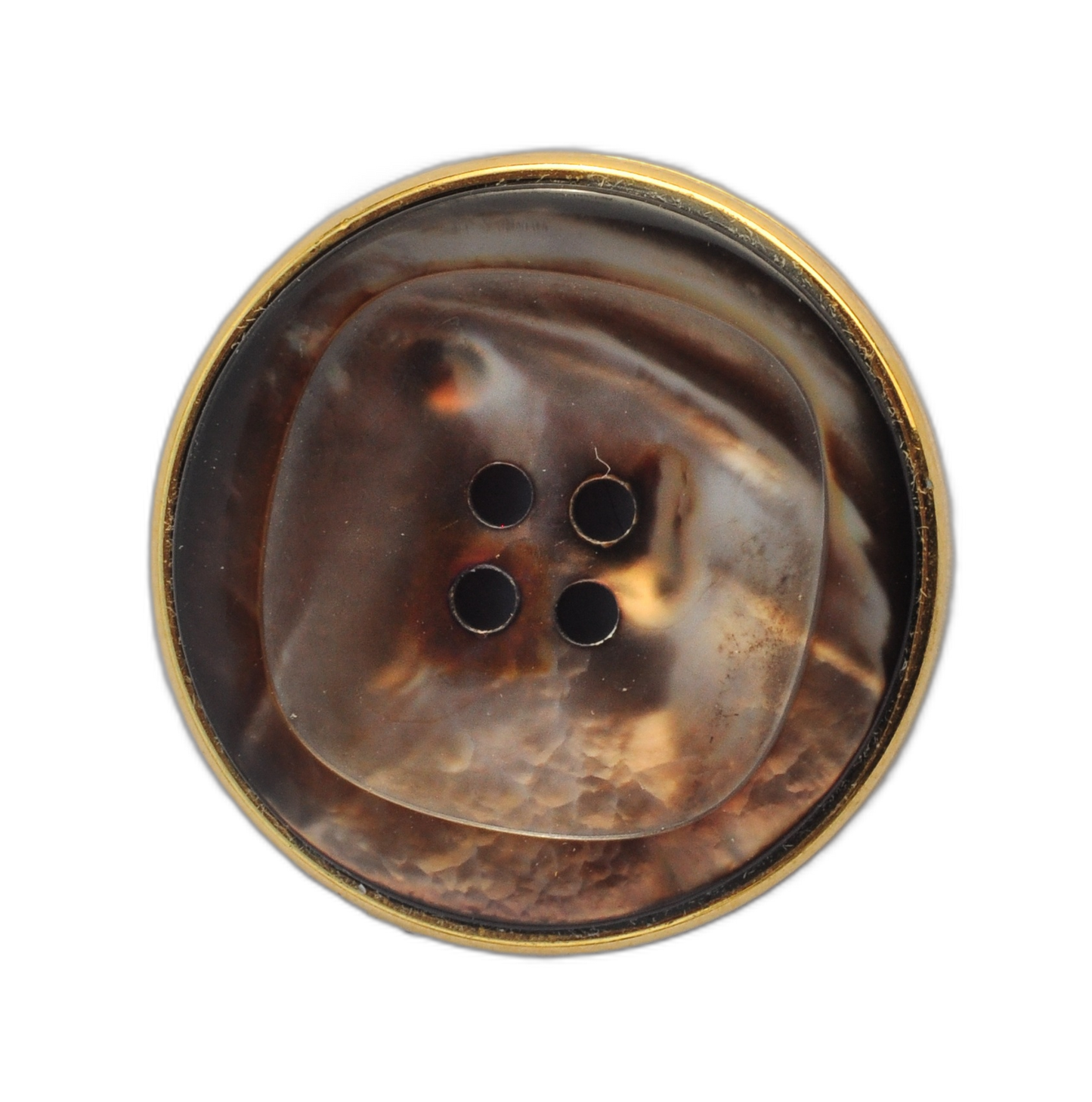 Exquisite Gold Plated Mother of Pearl Button