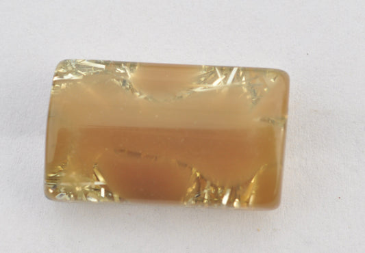 Exclusive Glossy Beige and Brown Button