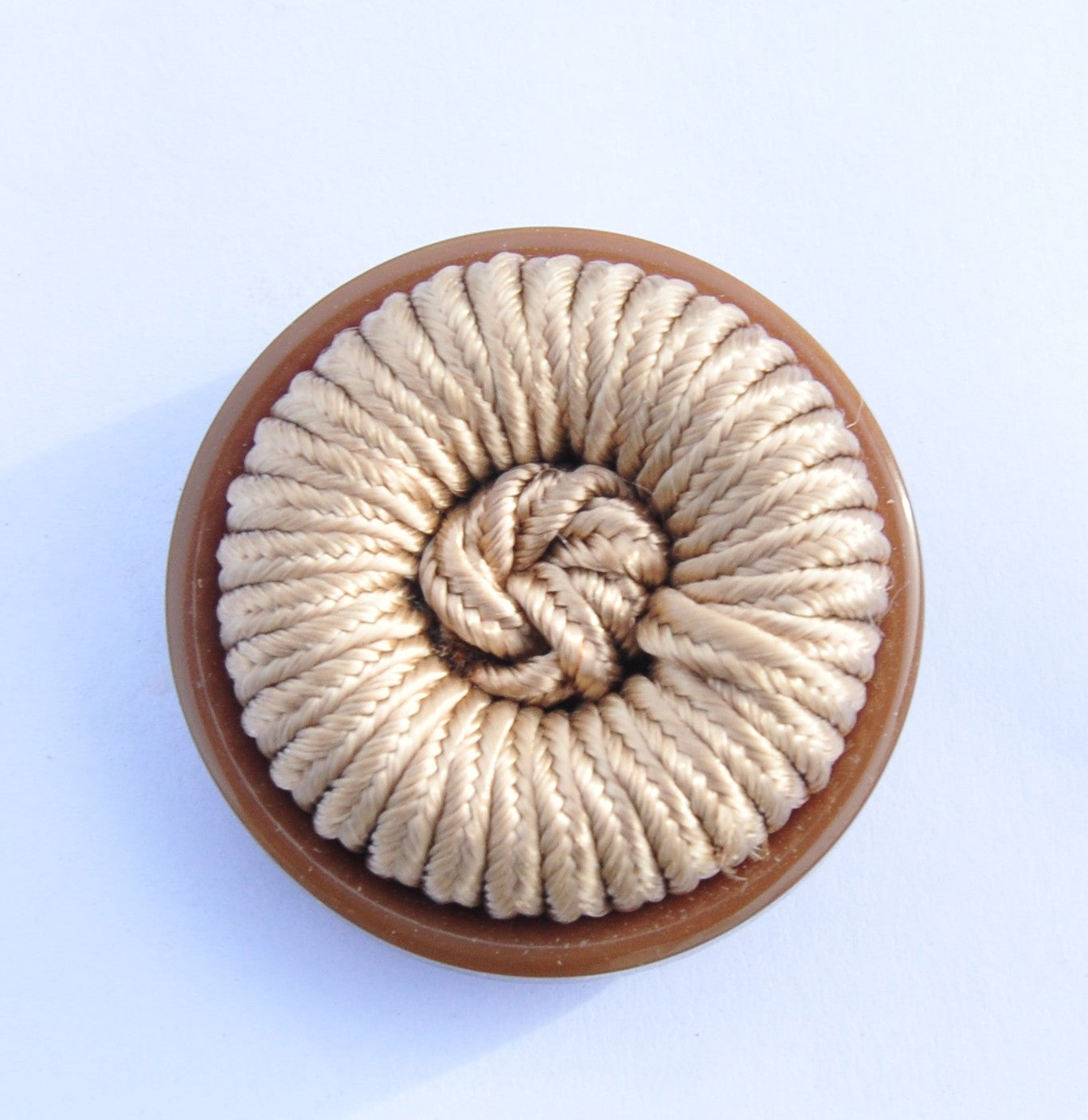 Hand-Wrapped Rope Effect Button | Cord Decorative Sewing Button