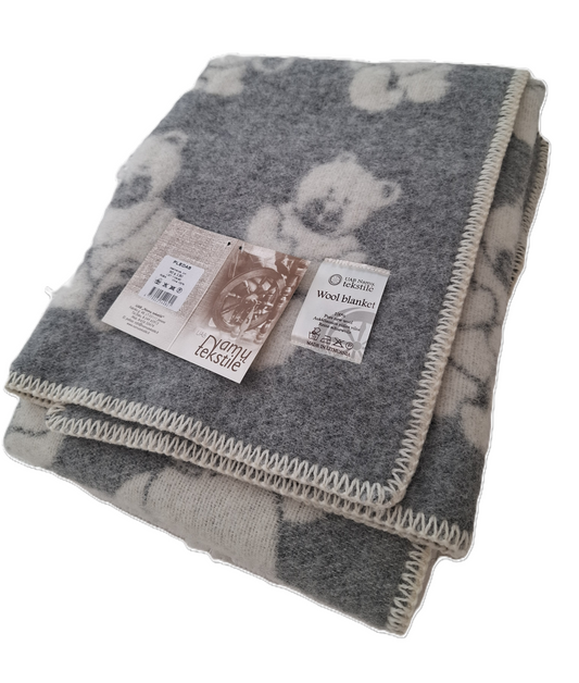 Wool blanket Bear