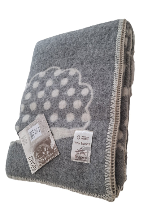 Wool blanket Sheep Gray