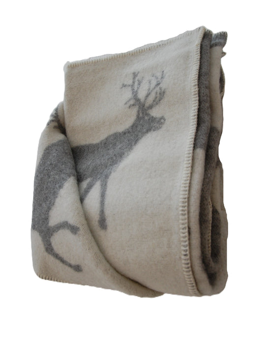 Wool blanket Deer