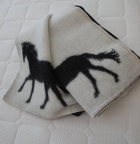 Wool blanket Horse